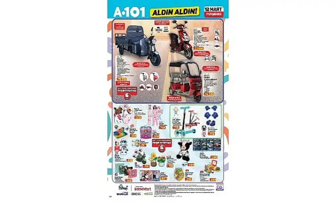 12 Mart'ta A101'de Mobilite Ürünleri