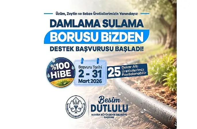 Büyükşehir'den Üreticilere Yüzde 100 Hibe Desteği