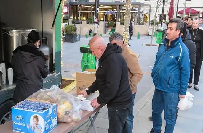 Çankaya'da Dayanışma Sofraları Kuruldu