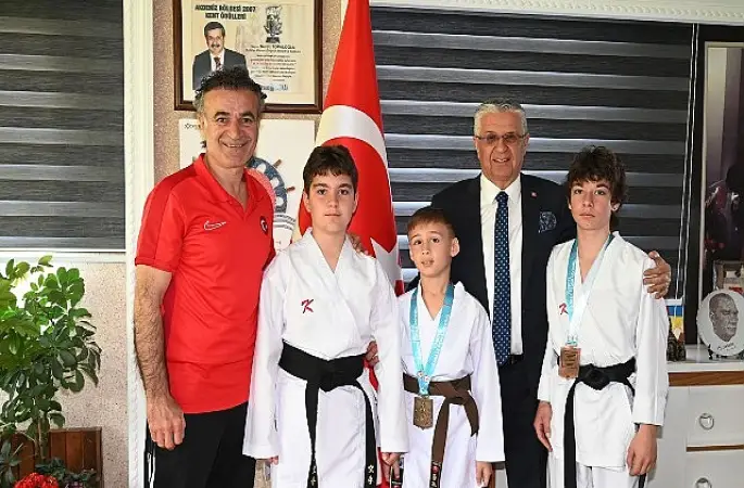 Kemer Belediyesi karate takımından iki madalya