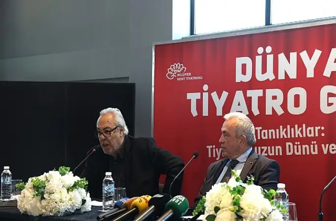 Rutkay Aziz Dünya Tiyatro Günü'nde Nilüferlilerle buluştu