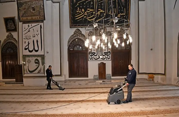 Ulu Camii Ramazan Teravihlerine Hazır